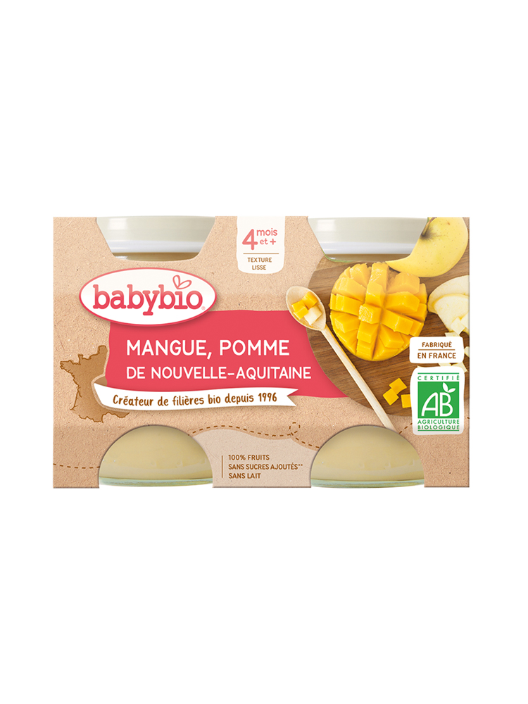 Babybio Mangue Pomme de Nouvelle-Aquitaine